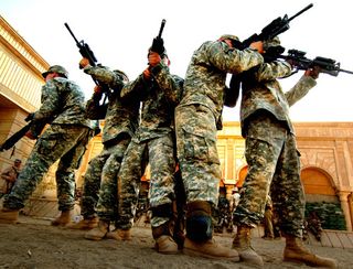 Soldier combat trauma