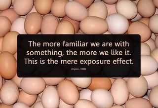 Exposure effect