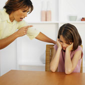 Mother scold